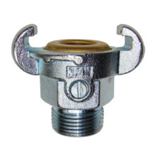 Male coupling with brass gasket