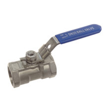 Stainless steel valve 1-piece with female thread