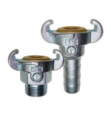 Claw couplings with brass gasket