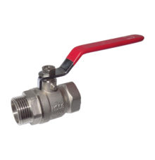 Brass ball valve with female and male thread