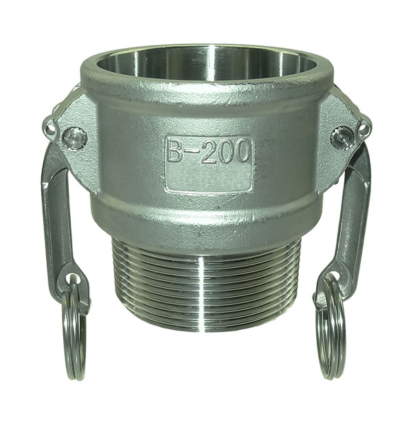 Camlock coupler with male thread type BF made of aluminum
