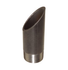Welding nipple with bevel cut