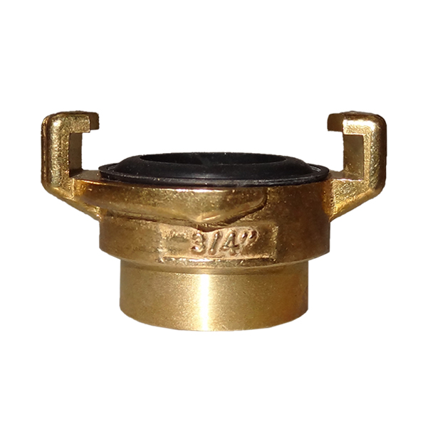Female coupling made of brass for water