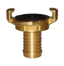 Hose coupling made of brass for water