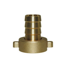2/3 Hose bard adaptor, flat seal made of brass