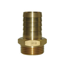 Male thread stem made of brass