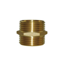 Nipple made of brass