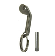 Replacement-set (handle, ring and pin) made of stainless steel