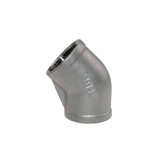 Elbow 45° female thread made of stainless steel