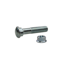 Bolt and nut for rigid and flexible grooved coupling