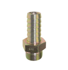 Male thread stem with hexagon DIN 8535