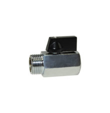 Brass mini ball valve with female and male thread