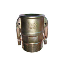 Coupler with male thread, 2-handles