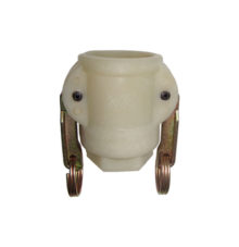 Coupler with female thread, 2-handles, plastic (PA6)
