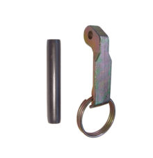 Handle and steel pin