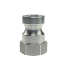 Male adapter with female thread made of aluminum