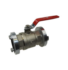 Ball valve with storz couplings