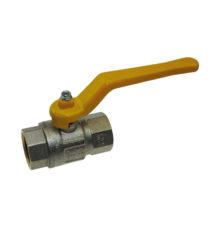 Gas ball valve with female thread