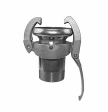 Cardan coupling coupler with male thread